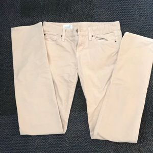 Cream long pants